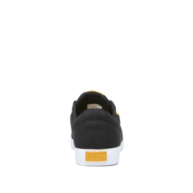 Supra STACKS II VULC Lave Sneakers Dame Svart/Gull/Hvite | NO-86164